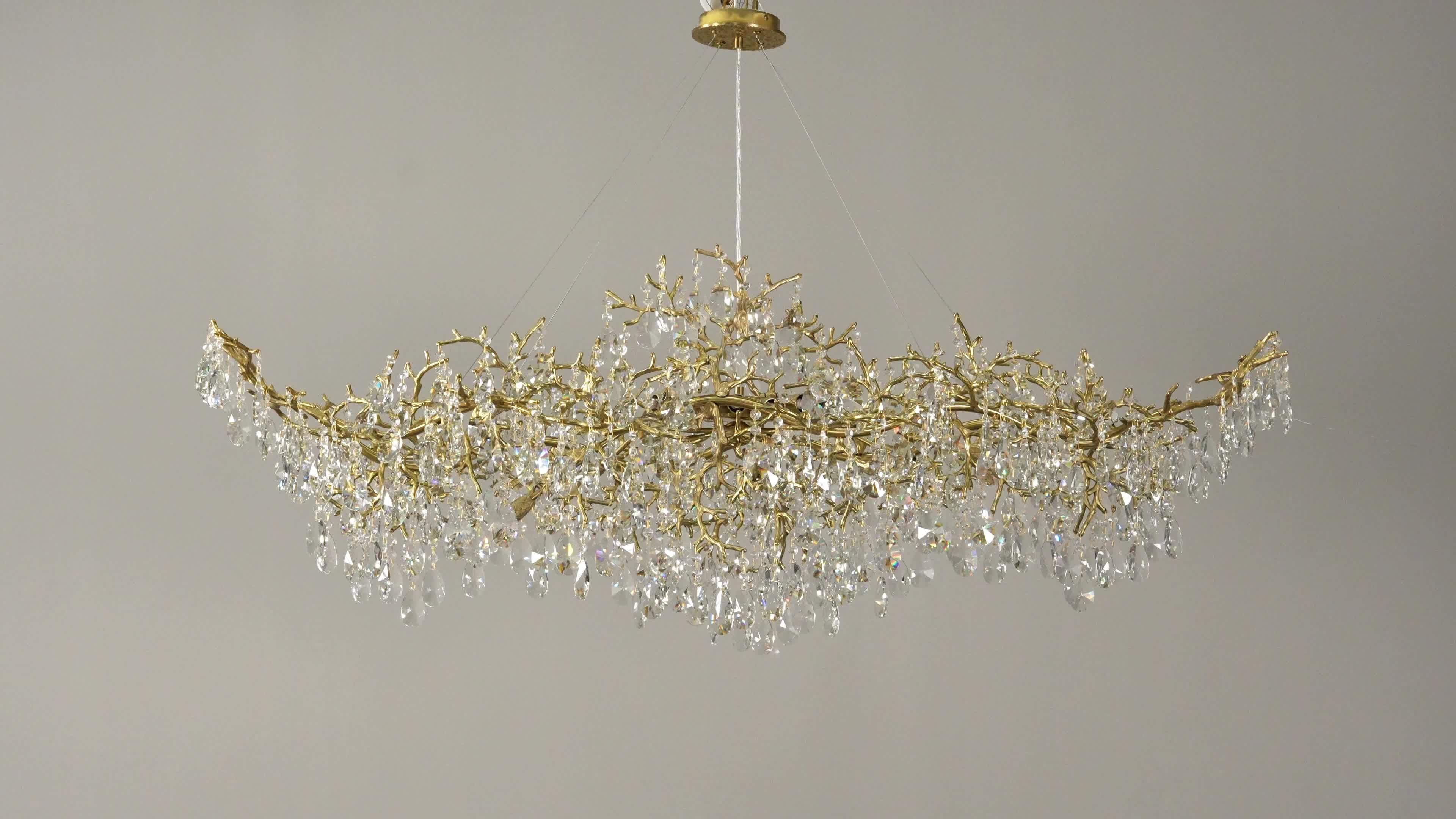 Modern Pendant Light 18 Lamp Modern 47in Golden Silvery Boat Shaped Pendant Light | Dining Room Decoration, Living Room Decoration, Kitchen Pendant Light, Ceiling Pendant Light, Central Island Pendant Light