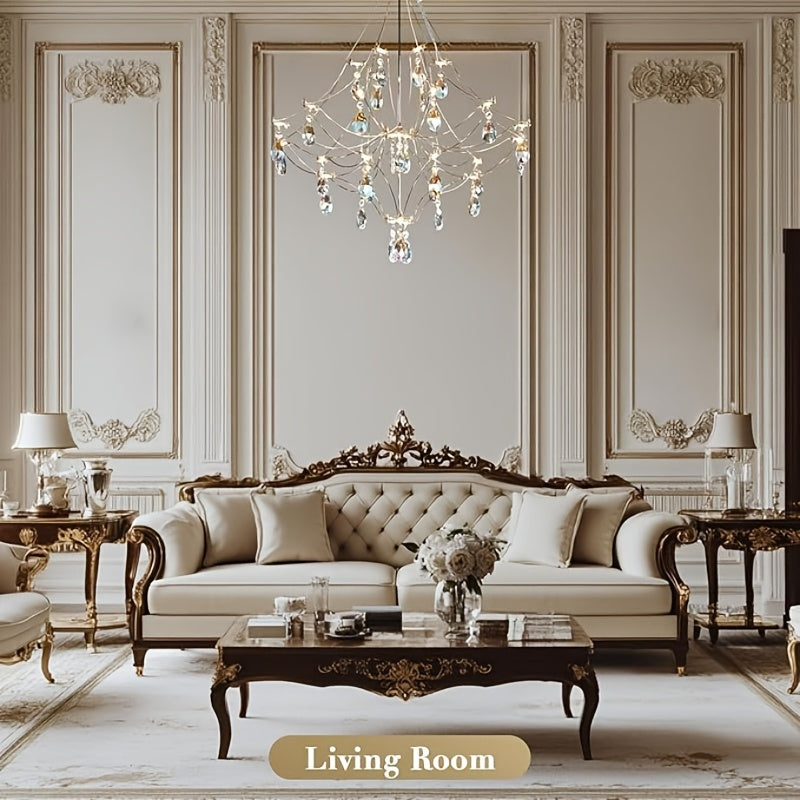 Christmas Lighting Fixtures, Crystal Chandeliers, Hanging Chandeliers, Festive Atmosphere Lights, Festive Lighting Fixtures, Kitchen Decorations, Living Room Decorations, Bedroom Decorations