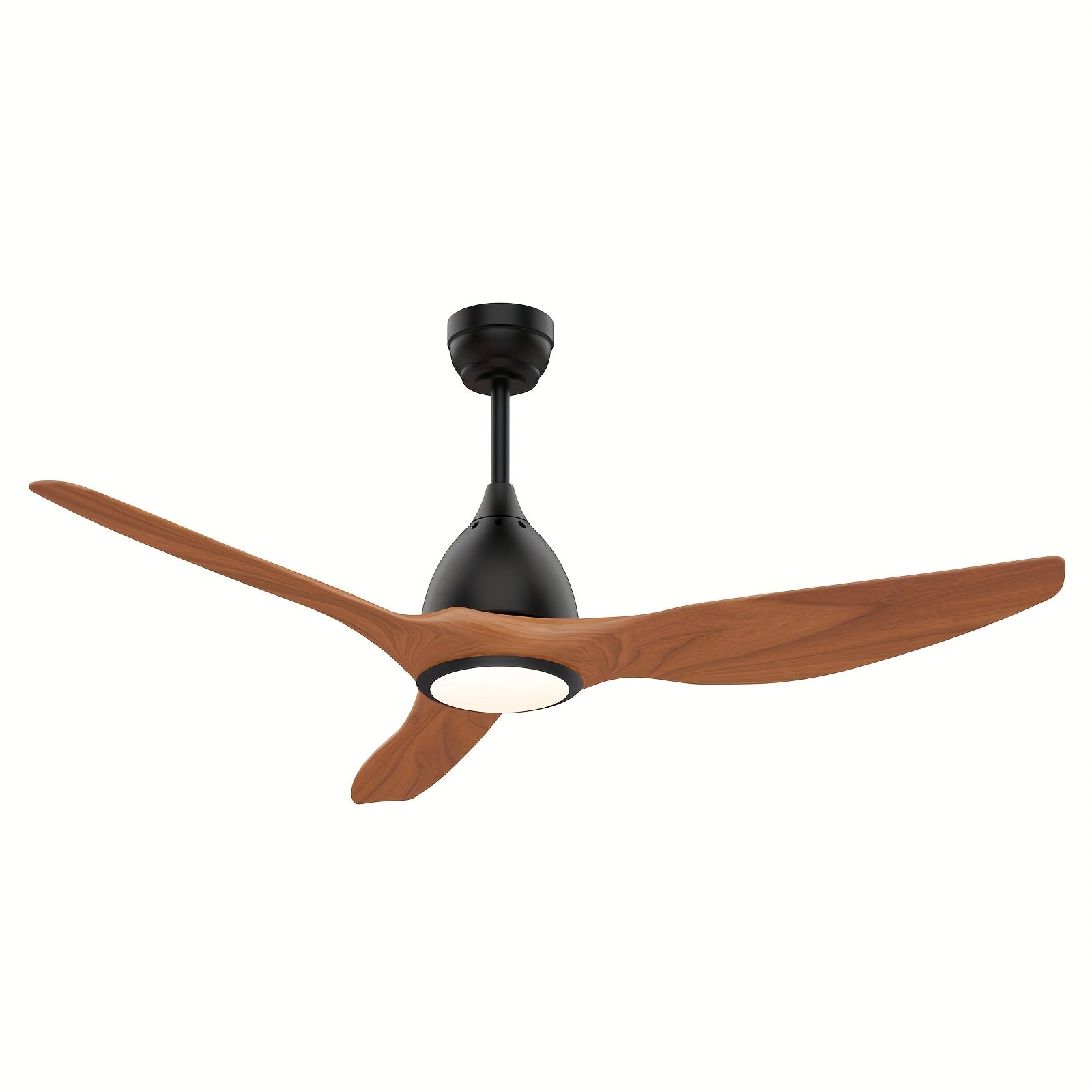 Sofucor 1 Unit 52-Inch Ceiling Fan Featuring a Light, Equipped with 3 ABS Blades, Available in 4 Colors, Utilizing a DC Motor for Energy Efficiency, Offering 6 Speeds And Three Timers Suitable for Living Rooms, Patios, And Dining Areas